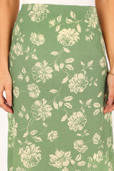 Cordelia Midi Skirt - Green