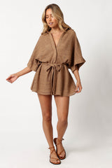 Culpo Playsuit - Mocha