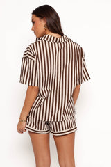 Dermot Set - Chocolate Stripe