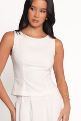 Chiaro Shell Top - White